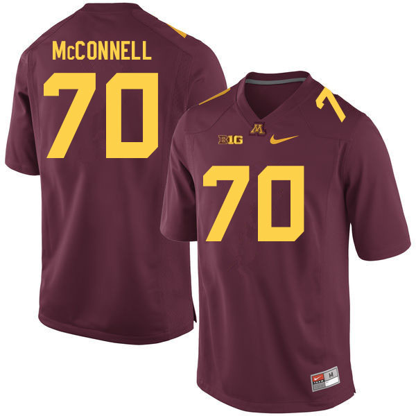 Men #70 Cade McConnell Minnesota Golden Gophers College Football Jerseys Sale-Maroon